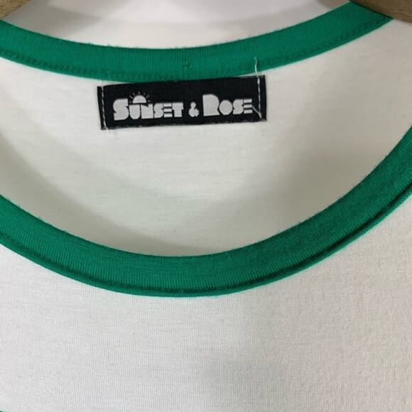 Shamrock T Shirt White Green Soft T Shirt Sz Small - Picture 5 of 5